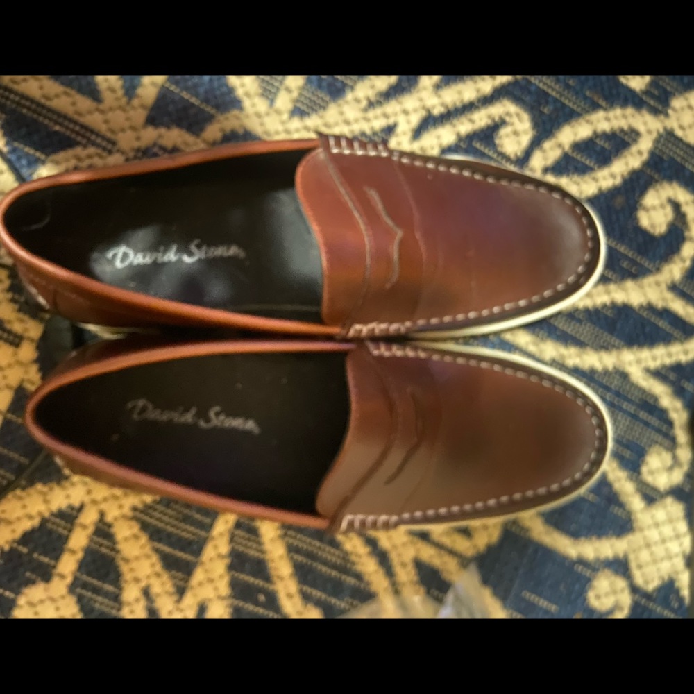 Mens size 10 David stone dress shoes. Worn once in great condition.
